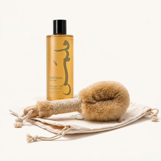 Sisal Brush & Shower Oil Bundle